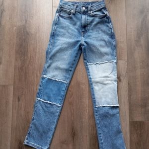 Arizona Jean company , size 1, dark blue with light blue patches